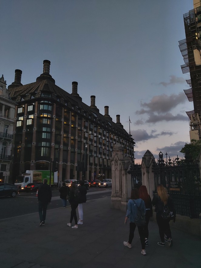 Potcullis House at sunset, the place I spent 2 weeks interning with my local MP
