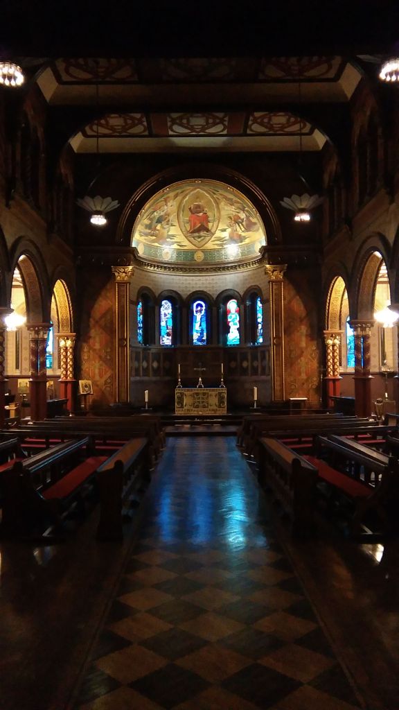 The chapel at King's College London's Strand Campus, the first time I visited in 2014.